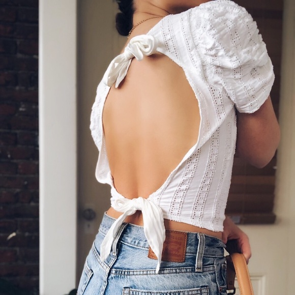 Free People Tops - Last✨🆕Free People White Star Struck Tee